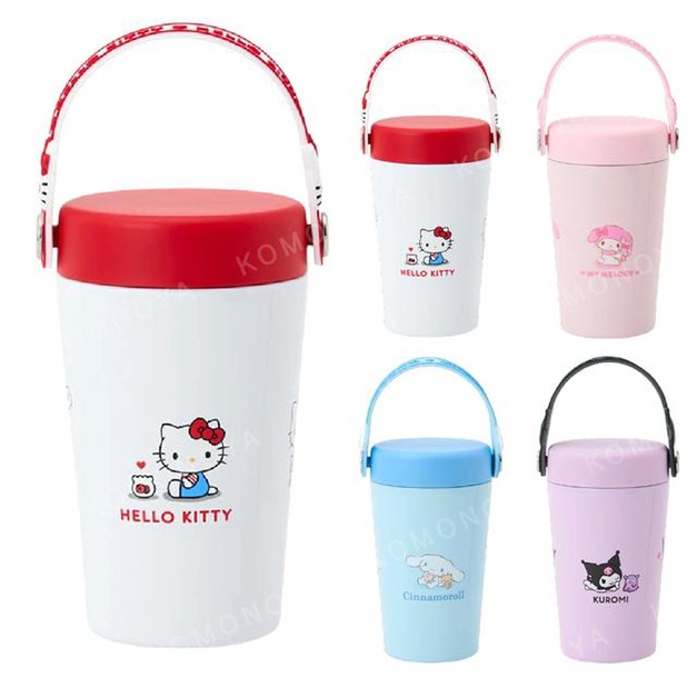 Sanrio 三麗鷗 不鏽鋼保溫杯附手把 (2026新生活) Kitty 大耳狗 酷洛米 美樂蒂
