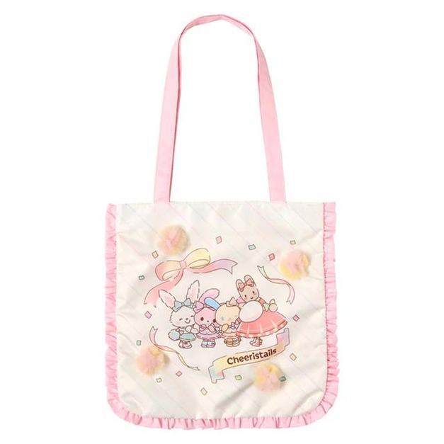 Sanrio 三麗鷗 大集合 直式肩背袋 (兔兔應援團)