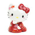 Sanrio 三麗鷗 Hello Kitty 陶瓷造型存錢筒 (坐姿和服款)