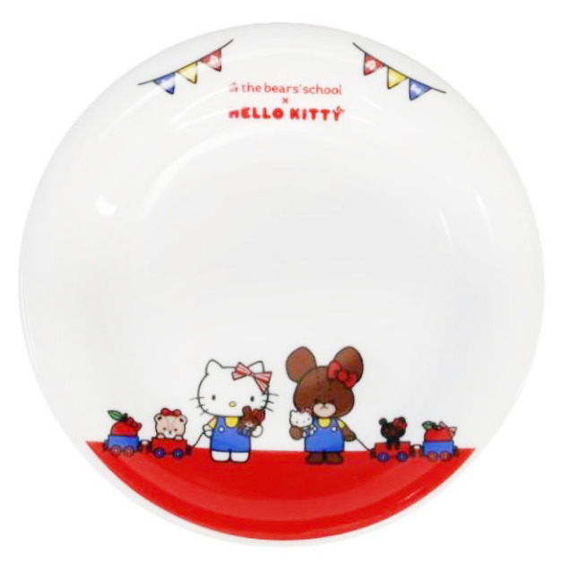 Sanrio 三麗鷗 Kitty x 小熊學校 陶瓷圓盤 16.5cm (變裝款)