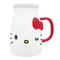 Sanrio 三麗鷗 Hello Kitty 牛奶瓶造型陶瓷馬克杯 200ml (眨眼款)