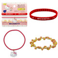 Sanrio 三麗鷗 防靜電手環3入組 (格紋款) Kitty 美樂蒂 酷洛米 大耳狗_1