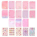 Sanrio 三麗鷗 Hello Kitty A6 六孔夾活頁貼紙簿 (粉蝴蝶結款)_3