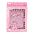 Sanrio 三麗鷗 美樂蒂 A6 六孔夾活頁貼紙簿 (粉蝴蝶結款)_4