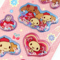 Sanrio 三麗鷗 造型流沙貼紙組 (天使小護士款) 摩卡 戚風 紅豆_4