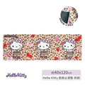 Sanrio 三麗鷗 Hello Kitty 長方形矽膠腳踏墊 120x40cm (豹紋款)_1