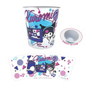 Sanrio 三麗鷗 圓形無蓋垃圾桶 Kitty 大耳狗 酷洛米 帕恰狗_2