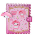 Sanrio 三麗鷗 美樂蒂 A6 六孔夾活頁貼紙簿 (粉蝴蝶結款)