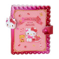 Sanrio 三麗鷗 Hello Kitty A6 六孔夾活頁貼紙簿 (粉蝴蝶結款)