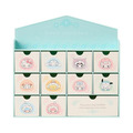 Sanrio 三麗鷗 大集合 屋型日期多格抽屜盒 (藍 聖誕星願)_1