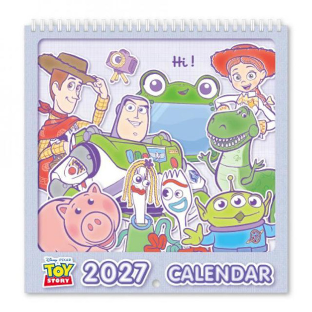 迪士尼 玩具總動員 2027 線圈掛曆 (莉莉板款)