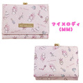 Sanrio 三麗鷗 皮質三折口金短夾 (滿版玫瑰款) Kitty 美樂蒂 大耳狗 酷洛米_2