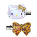 ⭐獨家特價 Sanrio 三麗鷗 Hello Kitty 水晶果凍造型髮夾2入組 (極光款 看我72變)_5