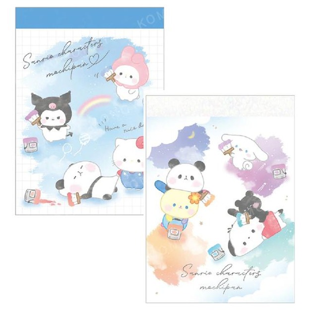 Sanrio 三麗鷗 x Mochi Panda 迷你便條本 (天空款)
