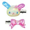 ⭐獨家特價 Sanrio 三麗鷗 水晶果凍造型髮夾2入組 (極光款) Kitty 花小兔 恰咪 大耳狗_5