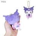 Sanrio 三麗鷗 絨毛玩偶吊飾 (閃亮愛心寶石款) Kitty 花小兔 酷洛米 大耳狗_3