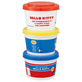 Sanrio 三麗鷗 Skater Hello Kitty 圓形保鮮盒3入組 240ml SIJ3 (購物車款)_2