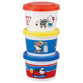 Sanrio 三麗鷗 Skater Hello Kitty 圓形保鮮盒3入組 240ml SIJ3 (購物車款)