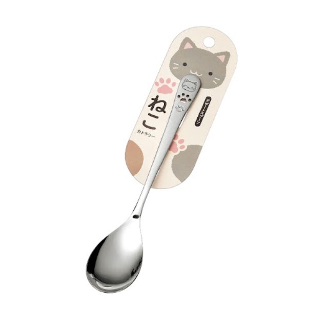 Ehco日本製不鏽鋼湯匙(銀貓掌款)