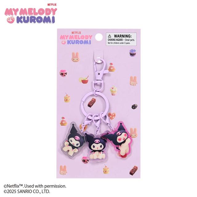 ▲新品特價【預購限購】Sanrio 三麗鷗 酷洛米 壓克力三連鑰匙圈 (Netflix原創動畫 My Melody & Kuromi)_38a35fd44b50cc465f7b10d5851c97a8.jpg