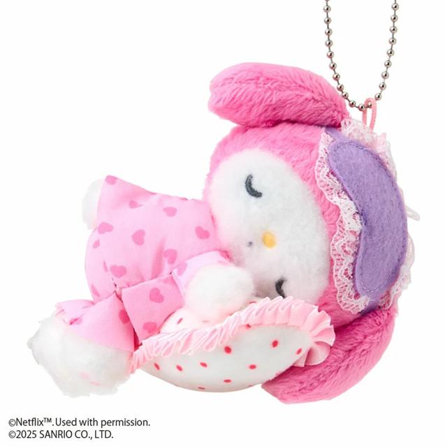 ▲新品特價【預購限購】Sanrio 三麗鷗 美樂蒂 絨毛玩偶吊飾 睡覺 (Netflix原創動畫 My Melody & Kuromi)_7897c45498675f1d4e7cfba7b773088a.jpg