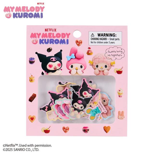 ▲新品特價【預購限購】Sanrio 三麗鷗 造型貼紙組 26枚入 (Netflix原創動畫 My Melody & Kuromi)_ab8a3ba71c887ff57ff8e2a226eb9770.jpg
