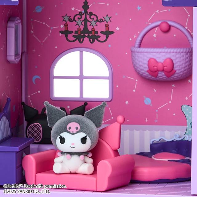 ▲新品特價【預購限購】Sanrio 三麗鷗 酷洛米 植絨公仔娃娃屋 (Netflix原創動畫 My Melody & Kuromi)_ba3097da9153e5471042e75c4910970c.jpg