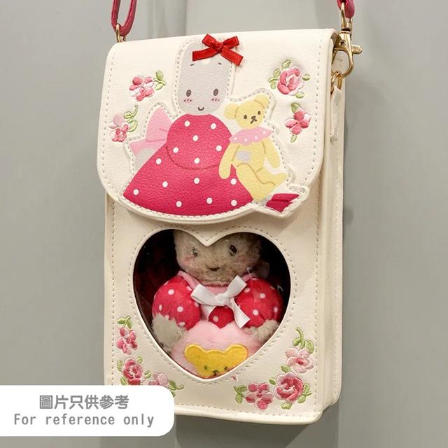 Sanrio 三麗鷗 兔媽媽 愛心窗口斜背包 (點點洋裝款)_2ae2db7459b4a5fea409fc985e625b1e.jpg