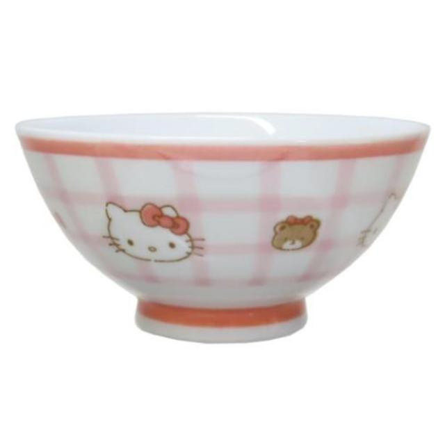 Sanrio 三麗鷗 Hello Kitty 金正陶器 陶瓷碗 (格紋熊款)_37202fcd5113a9a76bcf618bdb2e3778.jpg