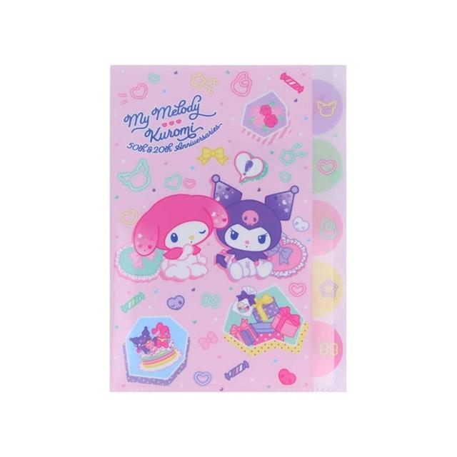 Sanrio 三麗鷗 美樂蒂 酷洛米 A4五層資料夾 (坐姿禮物款)_8f00829888af081dcc891833afaa44ad.jpg