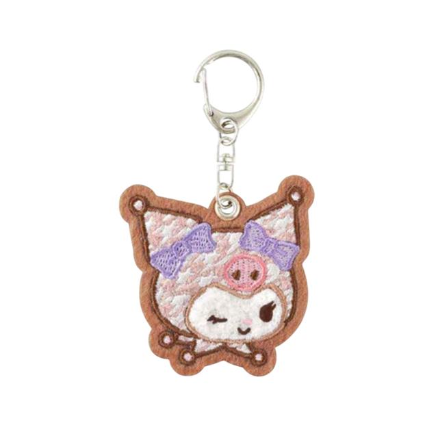 Sanrio 三麗鷗 毛氈造型鑰匙圈 (格紋大臉款) Kitty 大耳狗 酷洛米_a86d43898a31d1b1fd42208b4b0606fc.jpg