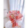 【韓式鮮花】粉色季節鮮花花束_1