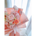 【韓式鮮花】粉色季節鮮花花束_3