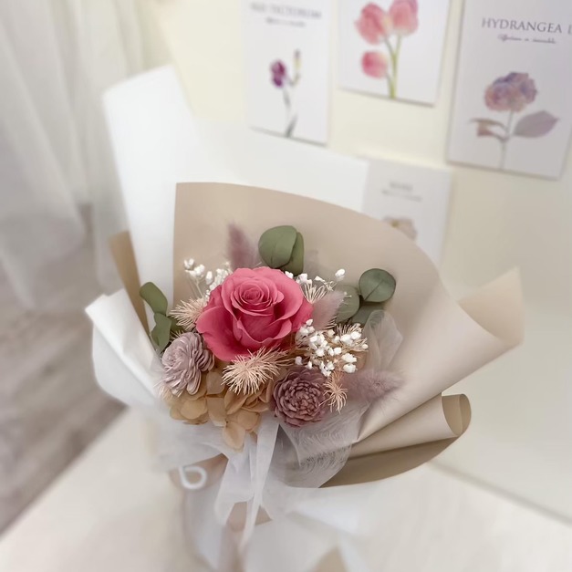 【永生花束】胡桃粉