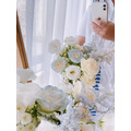 【婚禮捧花】碎冰藍暈染鮮花捧花_2