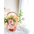 【韓式花藝】秘密花園鮮花花籃_2