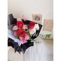 【韓式花束】熱戀紅玫瑰情人鮮花_1