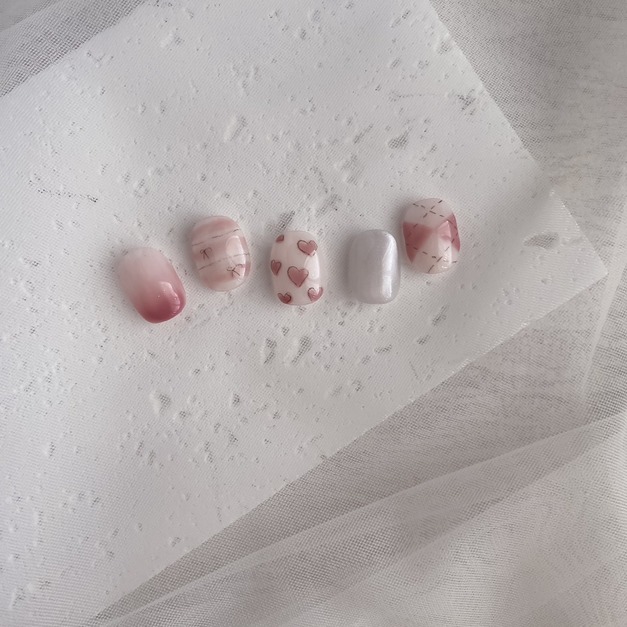 【 凝膠美甲】蜜桃軟糖 員林美甲 