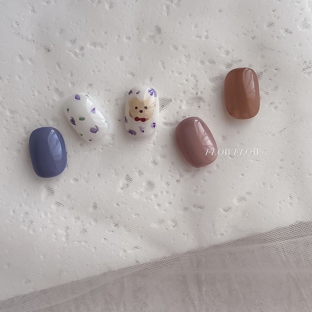 【 凝膠美甲】萌熊午後 員林美甲 