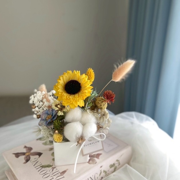 【畢業禮物】檸檬黃向日葵 畢業盆花推薦