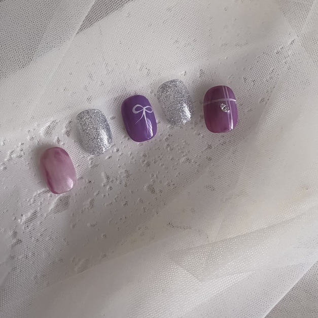 【 凝膠美甲】藍莓軟糖 員林美甲 