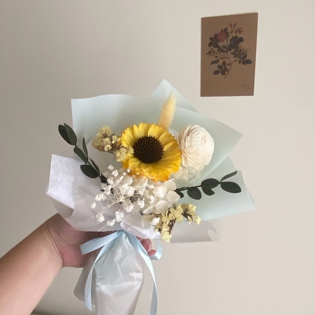 【畢業花束】向日葵永生小花束