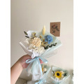 【乾燥花束】湖水綠小花束_4
