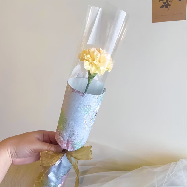 【韓式鮮花】油畫風康乃馨鮮花單支花束