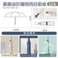 -莫蘭迪防曬晴雨自動傘 藍色_6