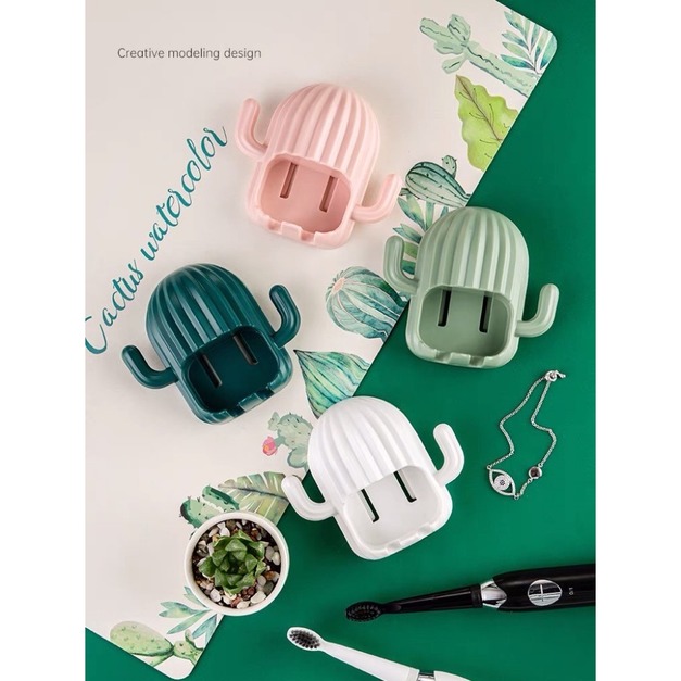 -北歐仙人掌牙刷架