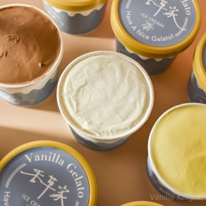 香草義式冰淇淋 6入組（附保麗龍盒）