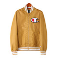 [輝人] CHAMPION SATIN JACKET BIG LOGO GOLD 冠軍logo夾克外套 (V95501)