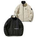 [玟星] COVERNAT REVERSIBLE FLEECE ZIP-UP JACKET 雙面外套(米色絨/黑色)_2