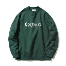 [玟星] COVERNAT AUTHENTIC LOGO CREWNECK (GREEN) 電繡綠色長袖大學T